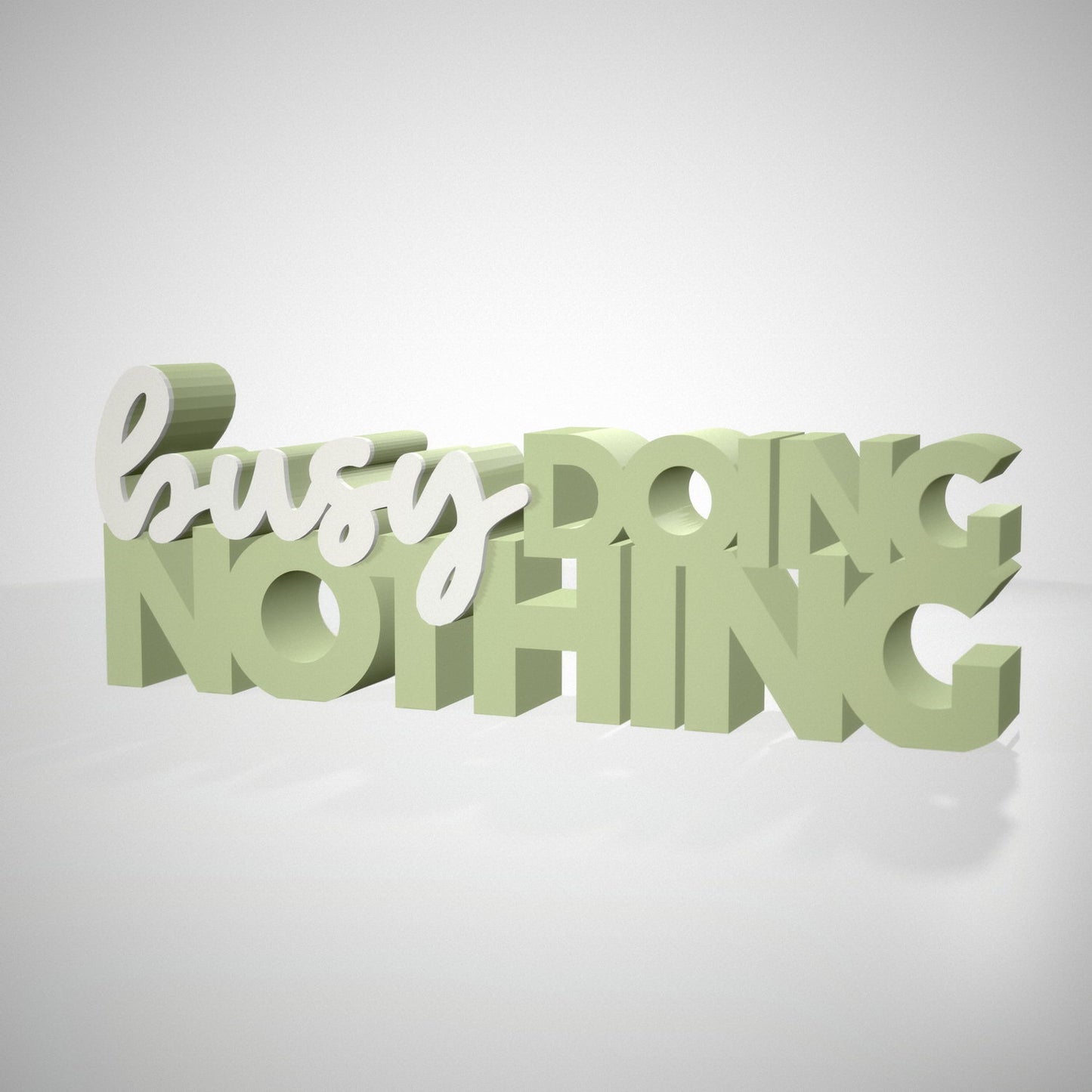 Busy doing nothing