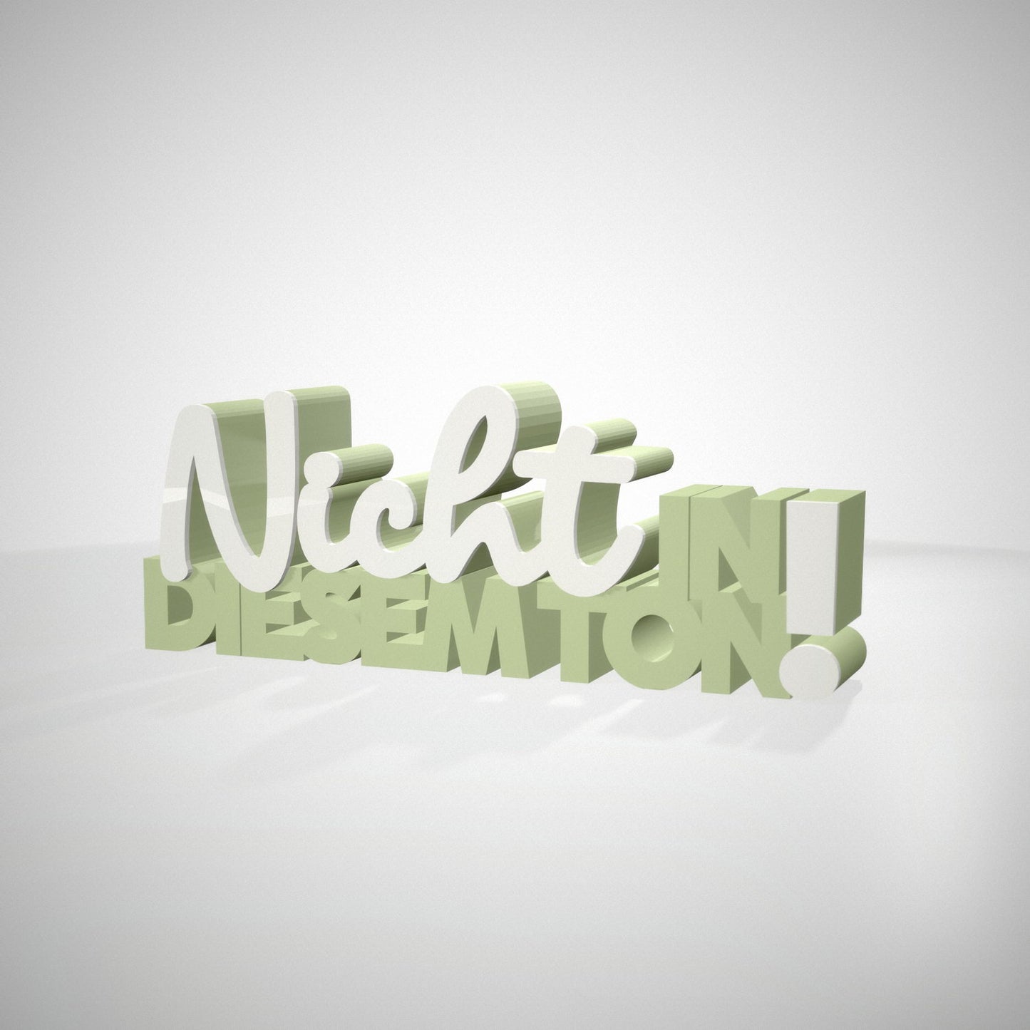 Nicht in diesem Ton