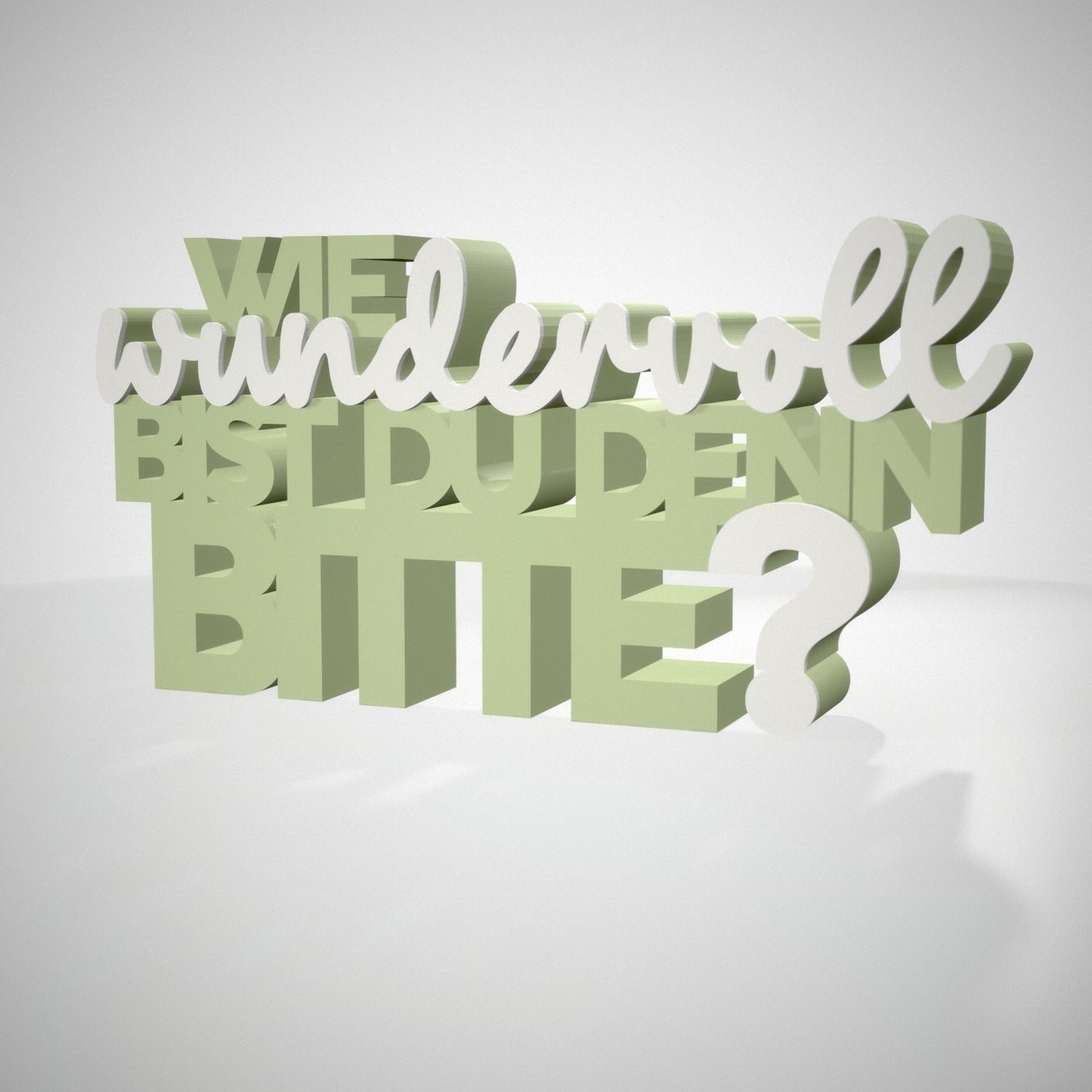 Wie wundervoll bist du denn bitte?