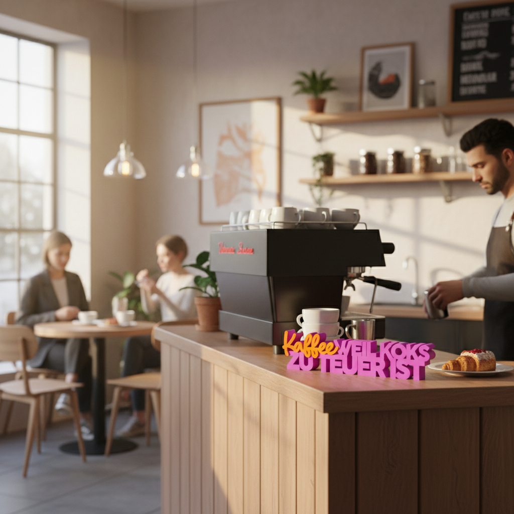 Kaffee, weil Koks zu teuer ist