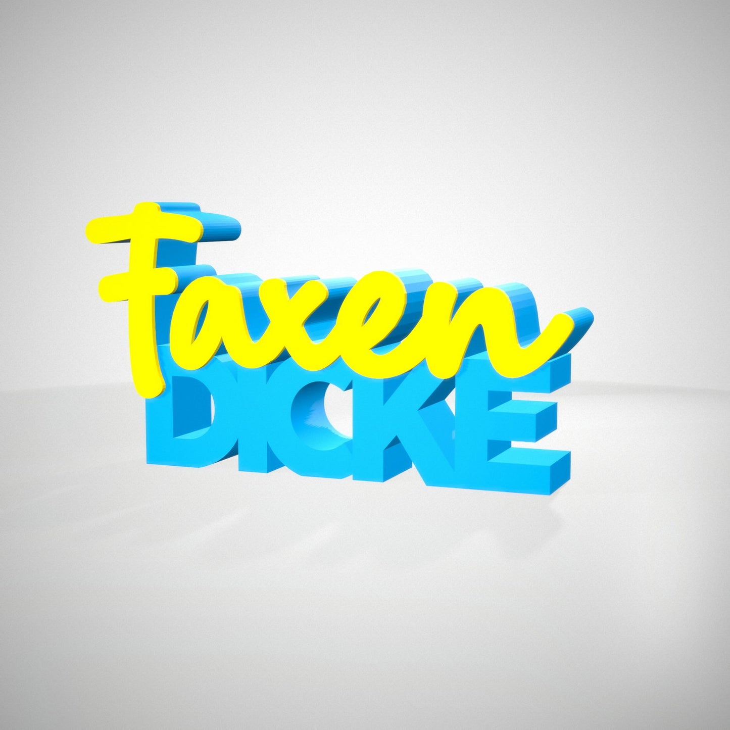 Faxen Dicke