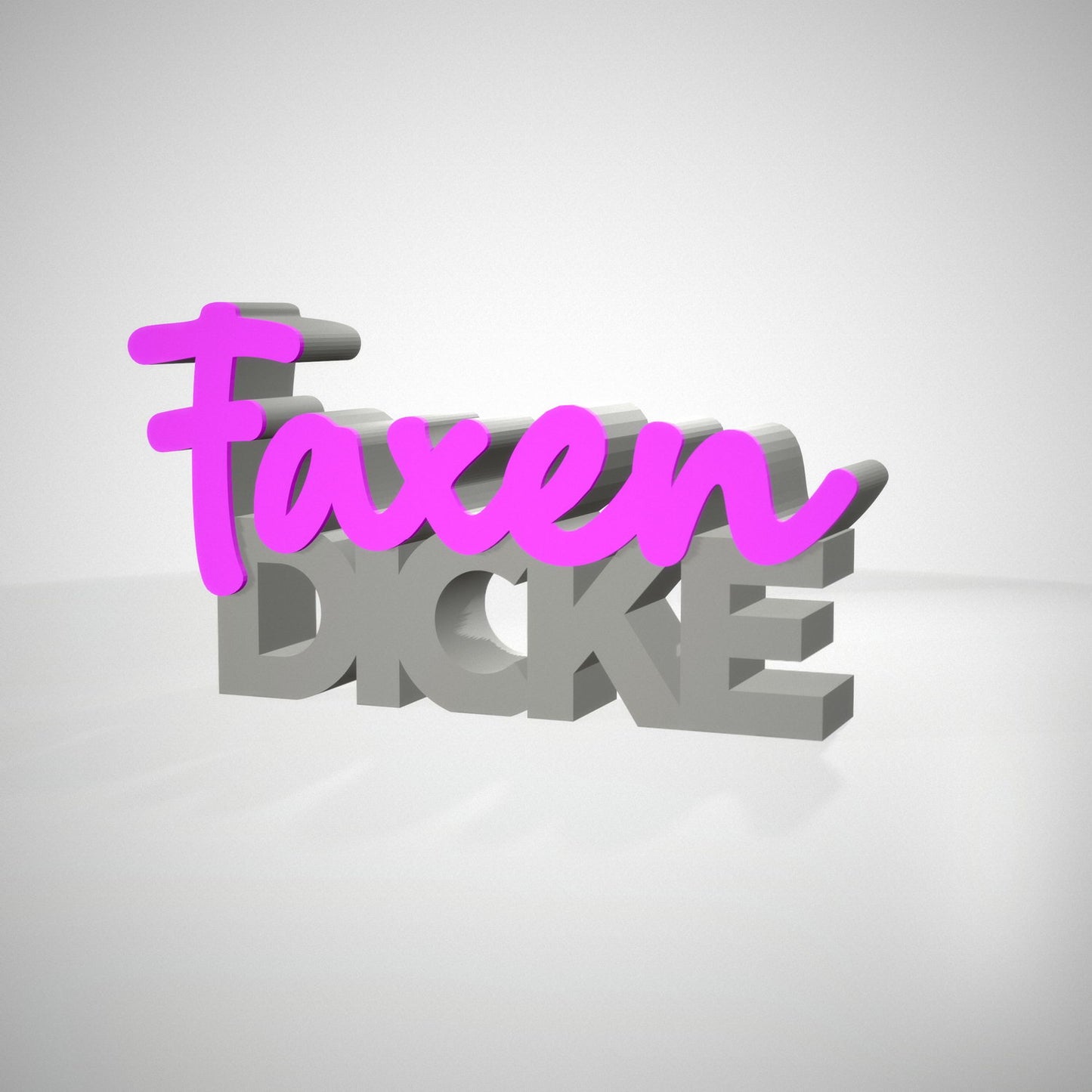 Faxen Dicke