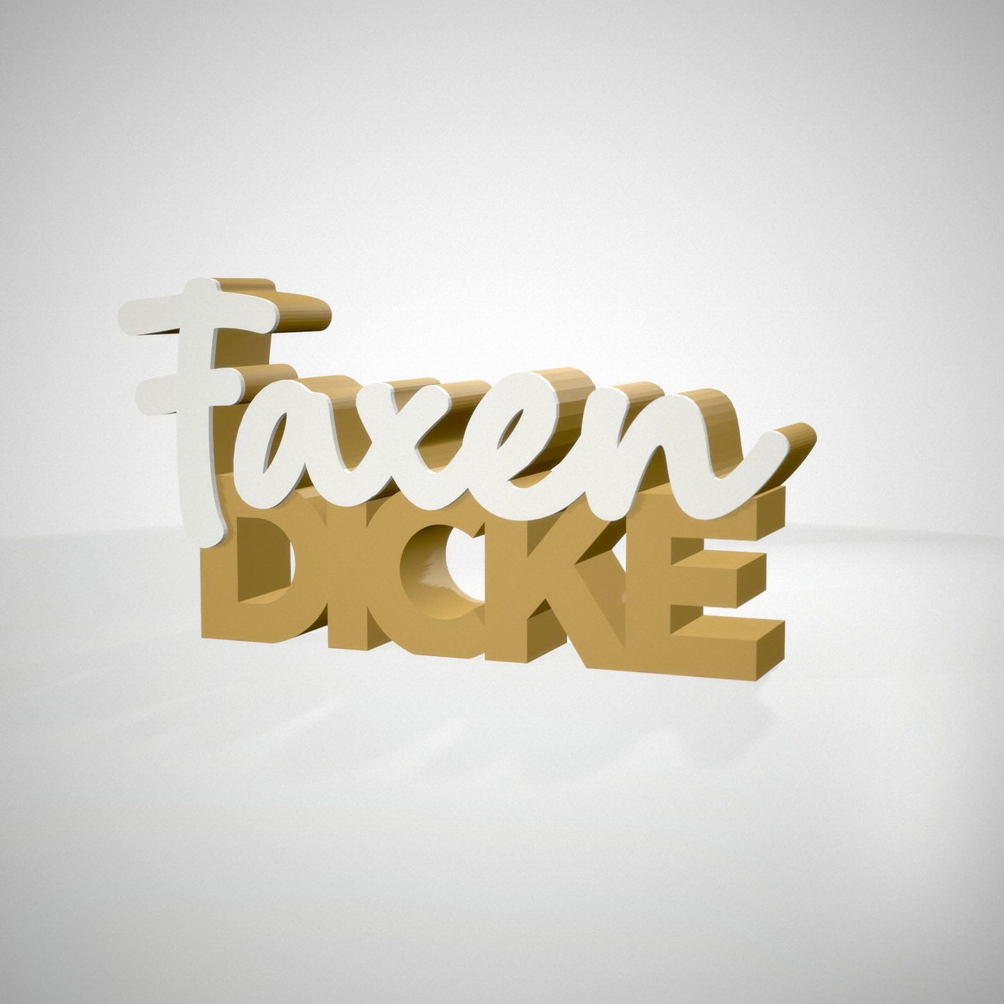 Faxen Dicke