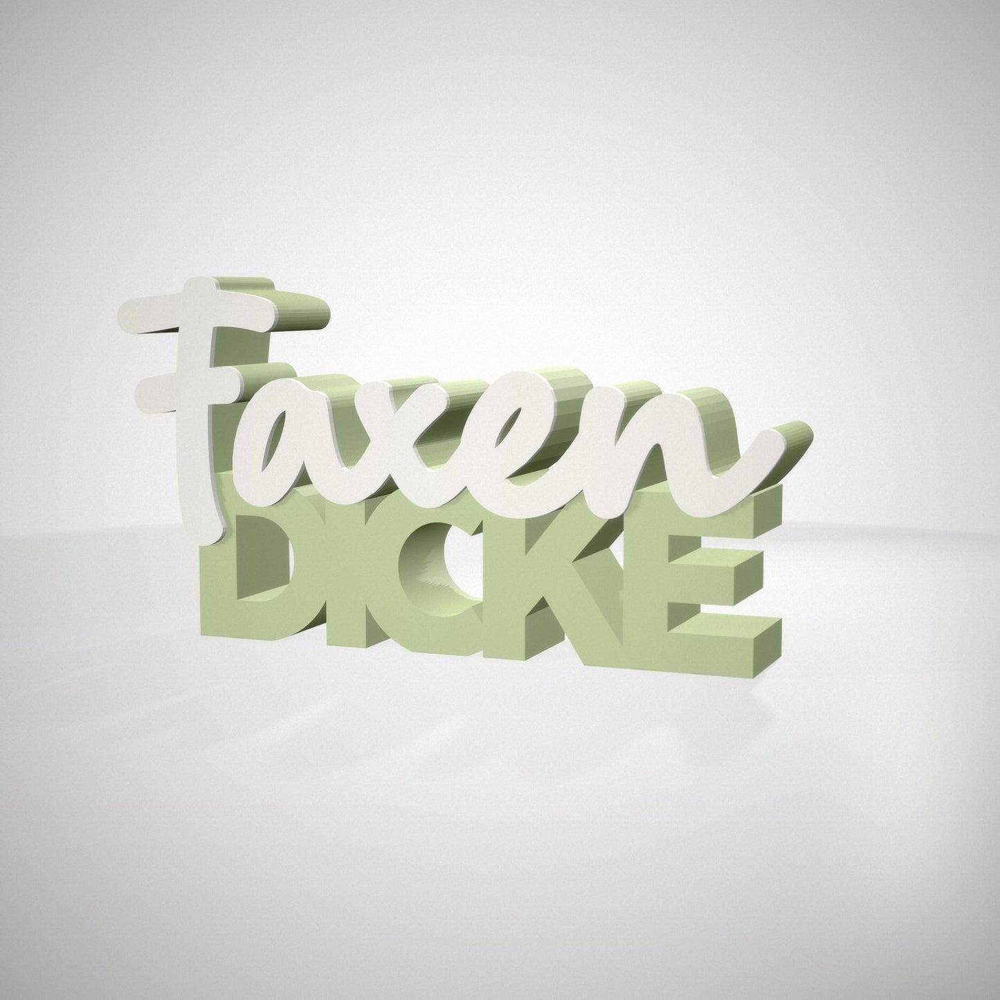Faxen Dicke