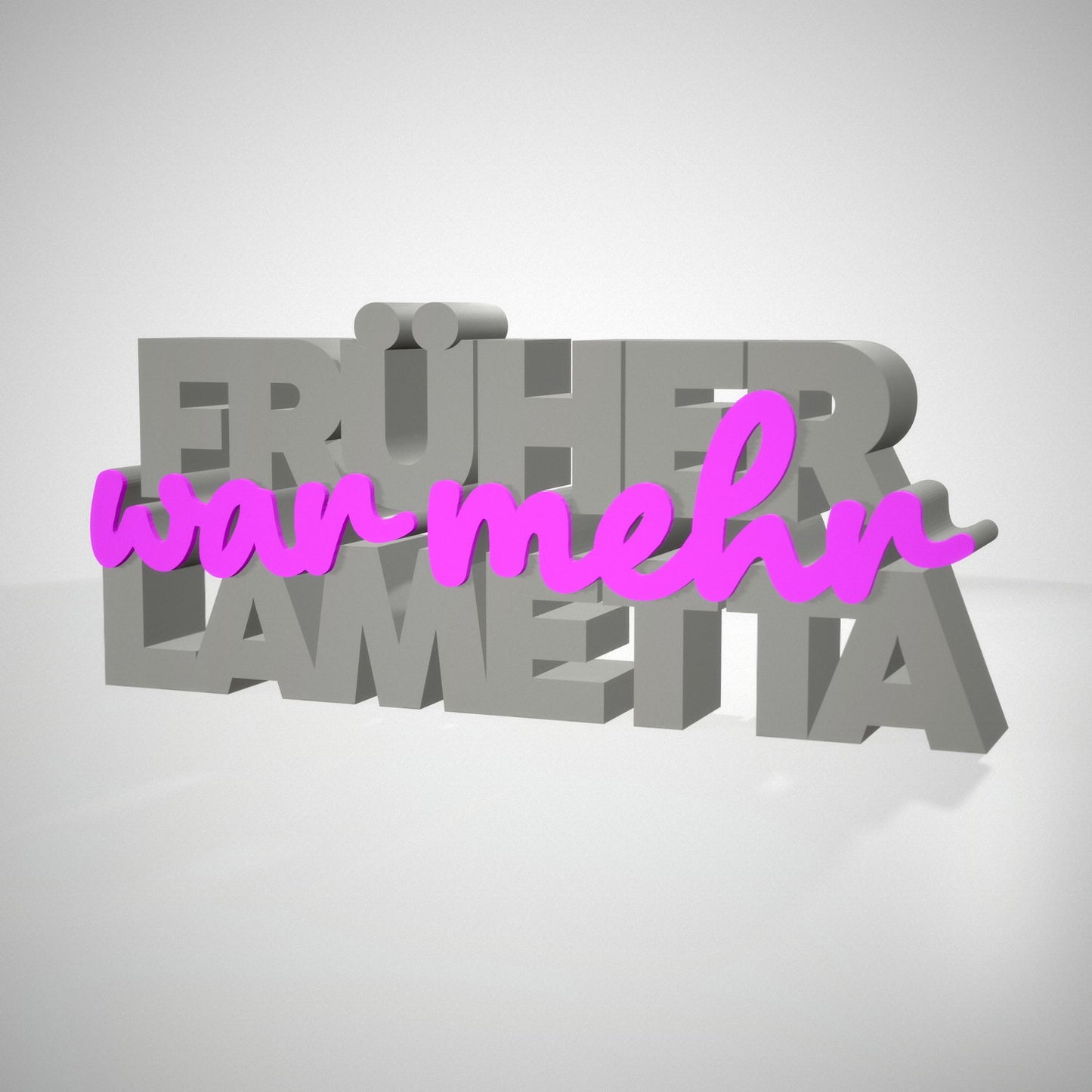 Früher war mehr Lametta