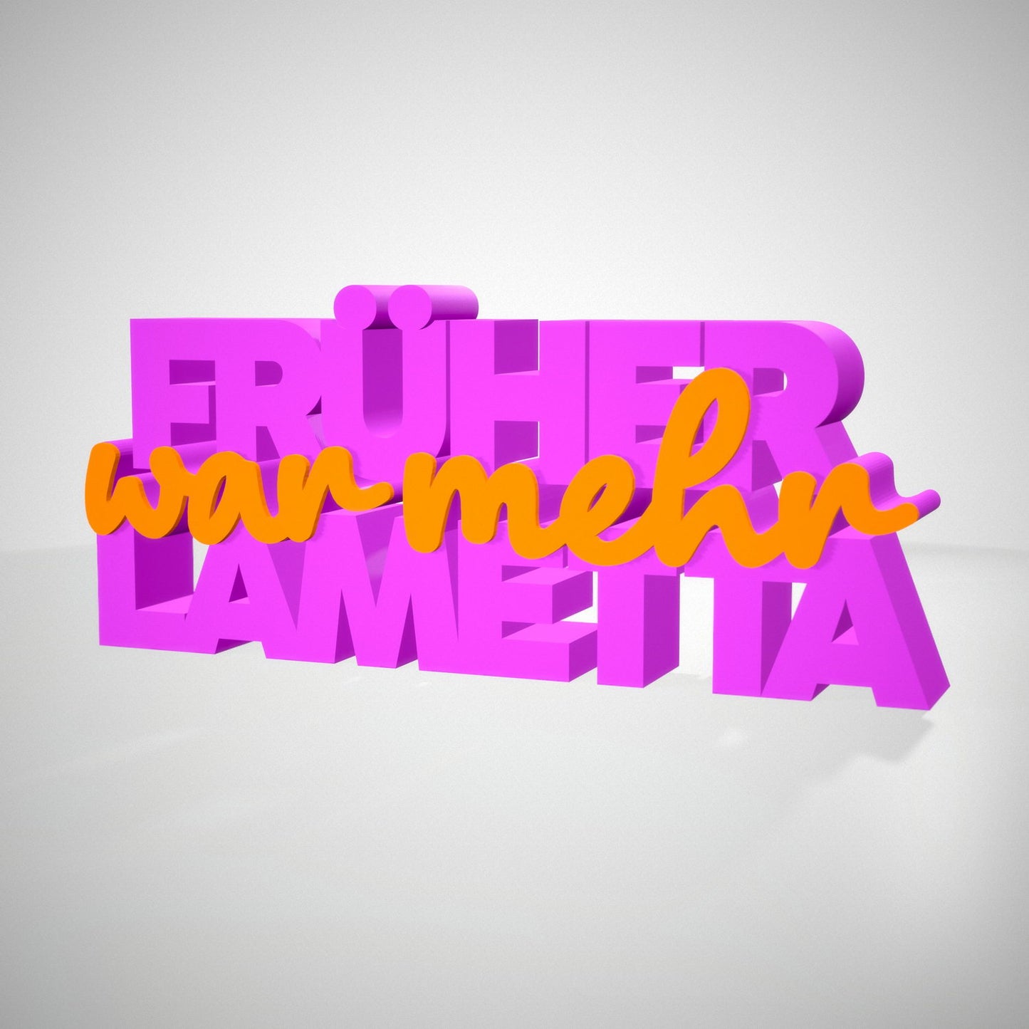 Früher war mehr Lametta