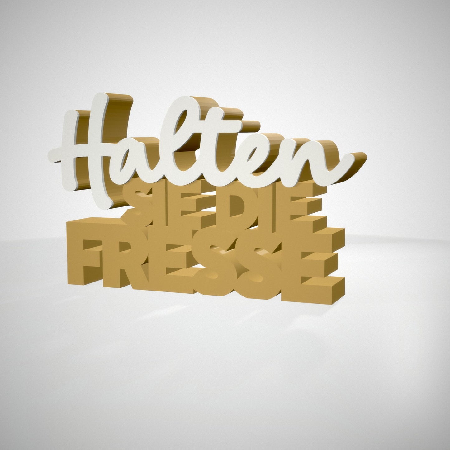 Halten Sie die Fresse