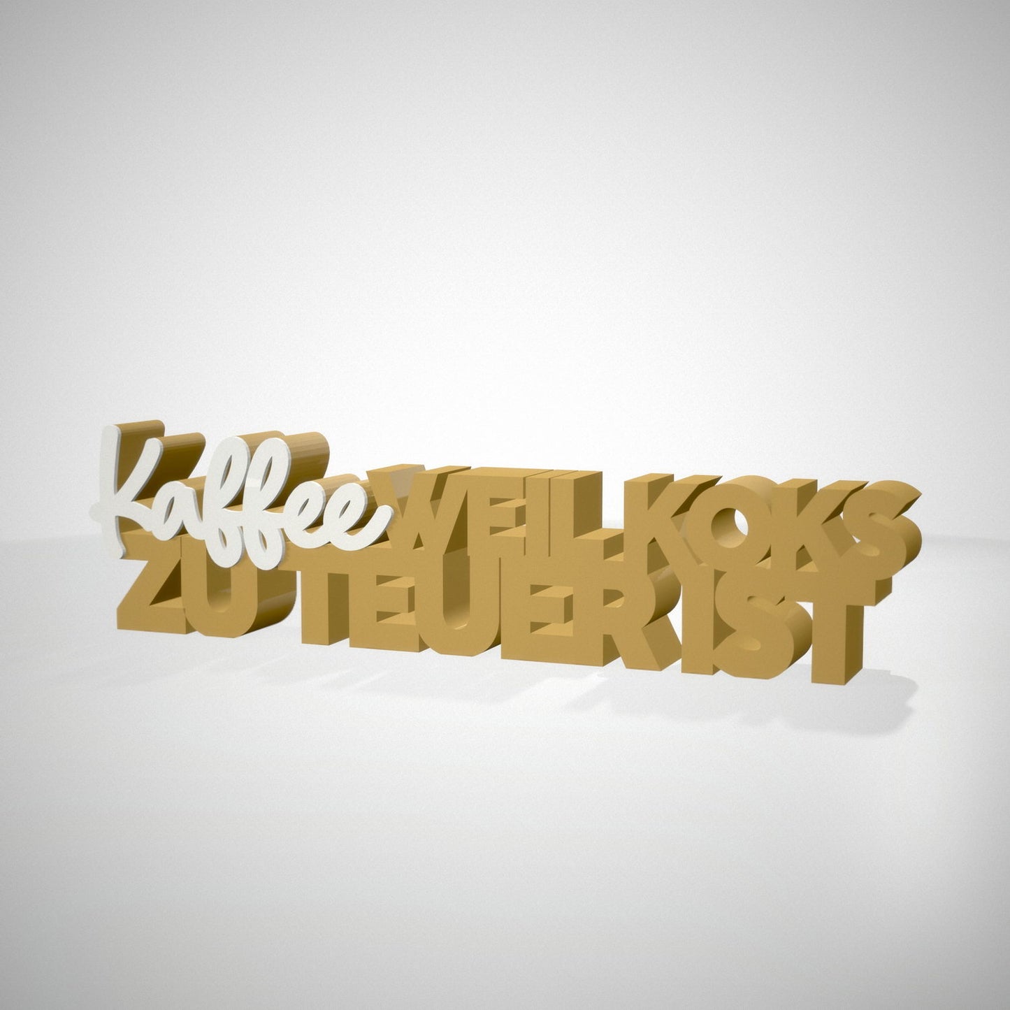 Kaffee, weil Koks zu teuer ist