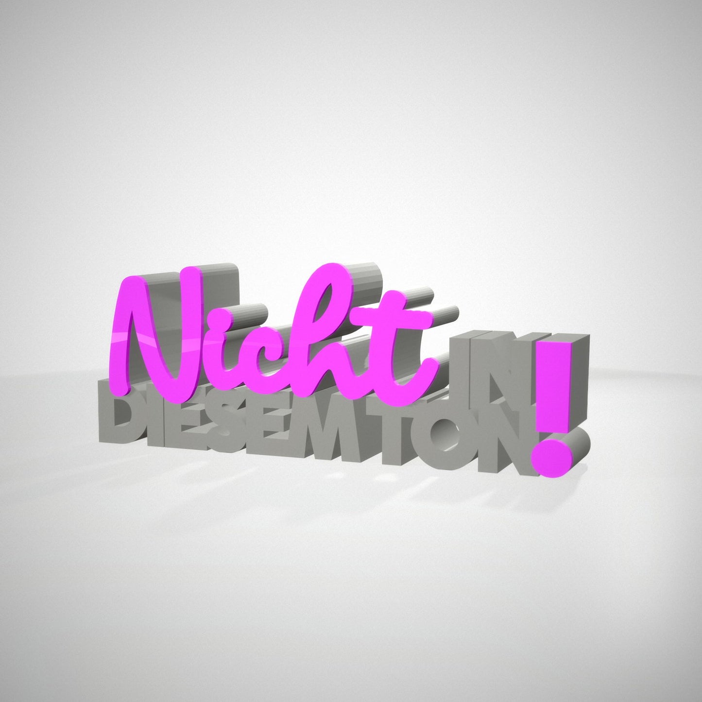 Nicht in diesem Ton
