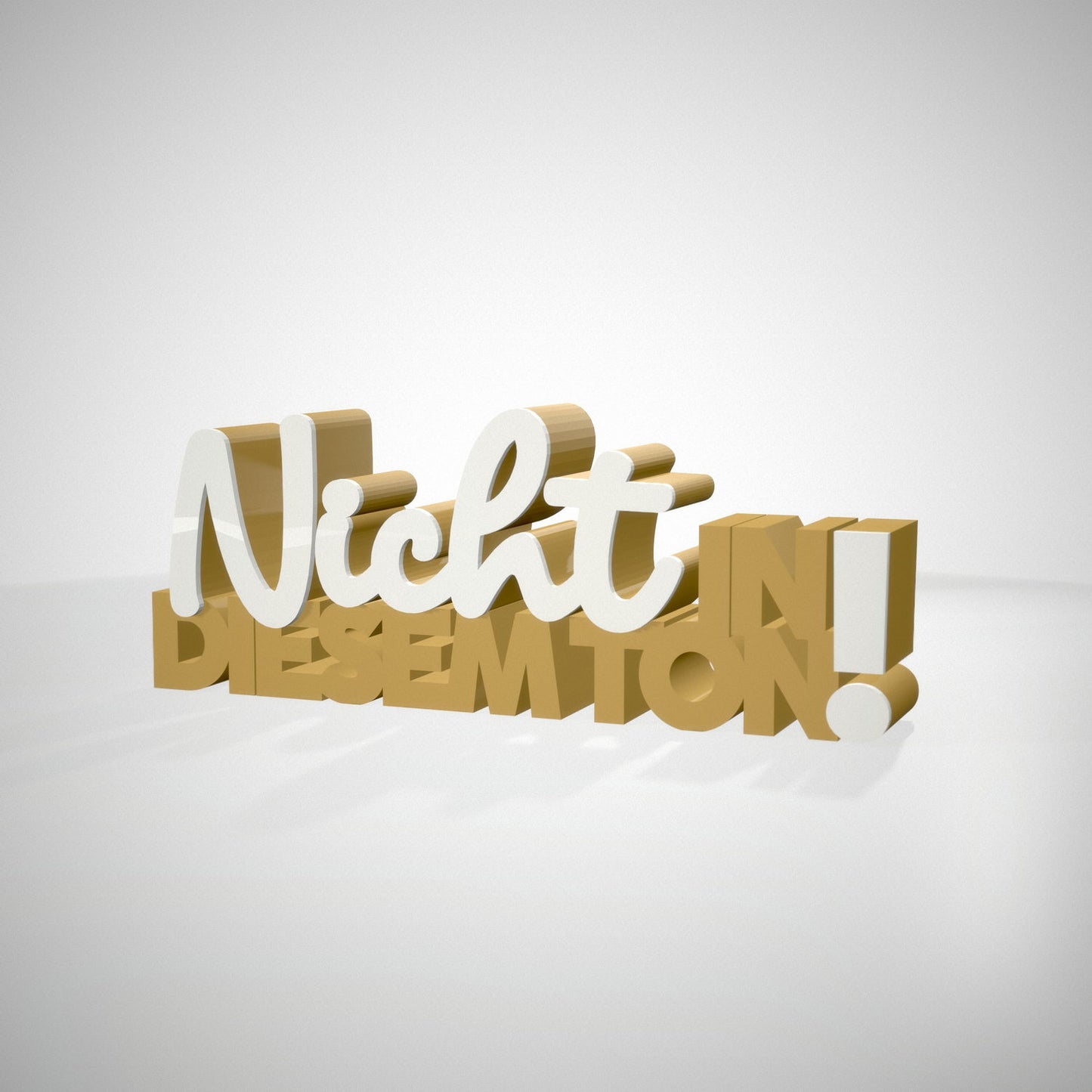 Nicht in diesem Ton